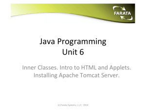 Java Programming Unit 6