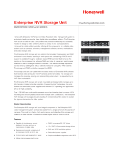 Enterprise NVR Storage Unit