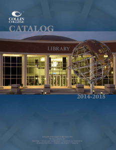 catalog - Collin College