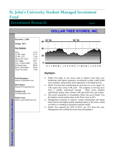 Dollar Tree Stores, Inc.