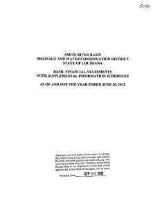 Amite River Basin Drainage and Water Conservation District