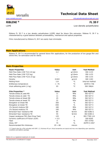 Technical Data Sheet FL 39 F RIBLENE ®