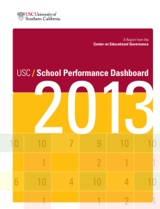 USC / School Performance Dashboard