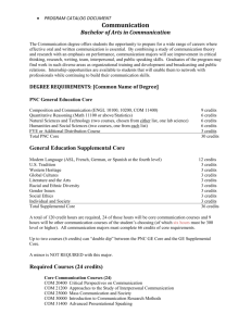 Purdue North Central Curriculum Document