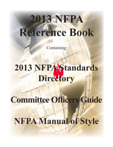 nfpa standards directory