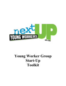 Young Worker Group Start-Up Toolkit - AFL-CIO