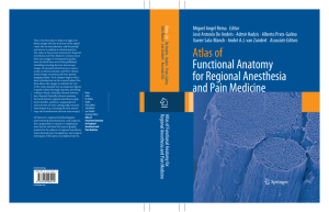 1 Atlas of Functional Anatomy for Regional Anesthesia and Pain
