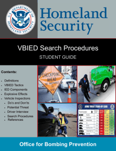 VBIED Student Guide