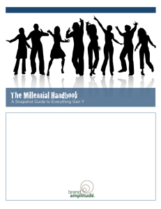 Millennial Handbook - The Arthur M. Blank Family Foundation