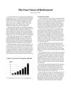 The Four Faces of Retirement