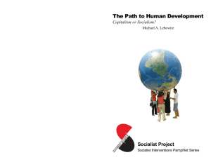 The Path to Human Development: Capitalism or