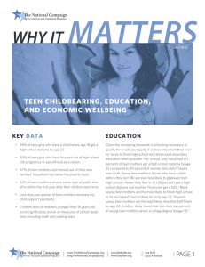 WHY IT MATTERS - The National Campaign | To Prevent Teen and