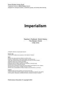 Imperialism - so many on sale now.