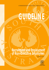 Recruitment and employment  67KB