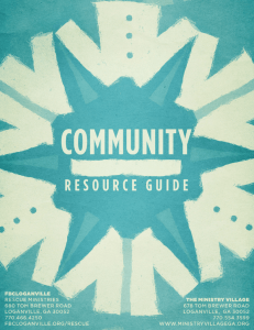 Community Resource Guide - First Baptist Church of Loganville