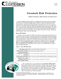 Livestock Risk Protection