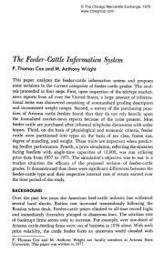 The Feeder-Cattle Information System