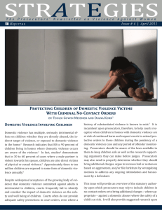 Protecting Children of Domestic Violence Victims With