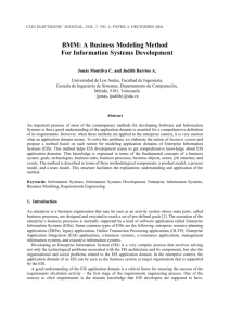 A Business Modeling Method For Information Systems Development