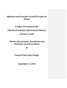 Inflation - Institute Of Certified Economists Of Ghana