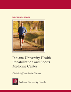Indiana University Health Rehabilitation and Sports Medicine Center