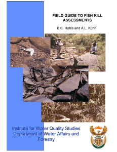 Field Guide to Fish Kill Assessments