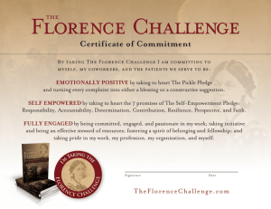 Certificate of Commitment