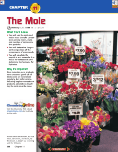 Chapter 11: The Mole