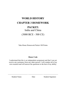 world history chapter 3 homework packet