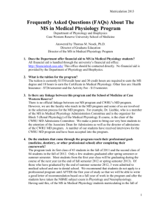 FAQs - Department of Physiology and Biophysics