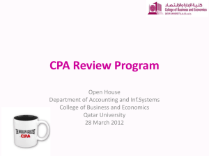 CPA Review Program
