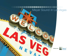 Meyer Sound in Las Vegas