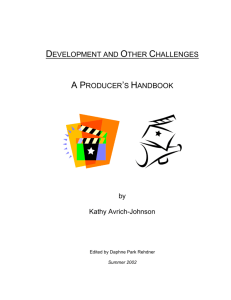 development and other challenges a producer's
