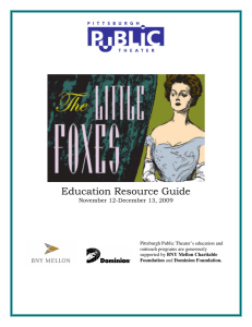 The Little Foxes by Lillian Helman