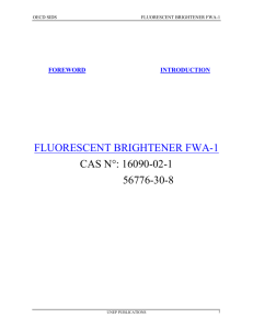 FLUORESCENT BRIGHTENER FWA-1 CAS N°: 16090-02