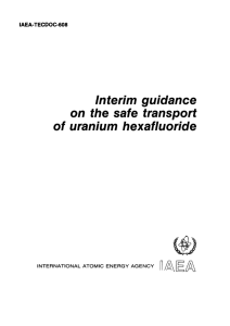 of uranium hexafluoride