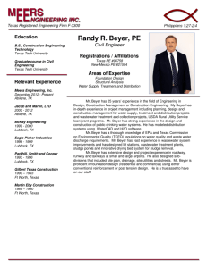 Randy R. Beyer, PE - Meers Engineering, Inc.