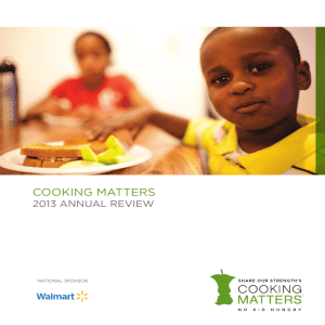 Annual Review - Cooking Matters