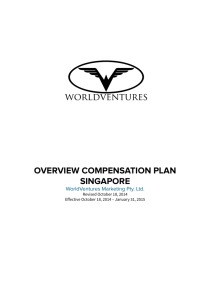 Compensation Plan Overview Sg - One Big Team Asia