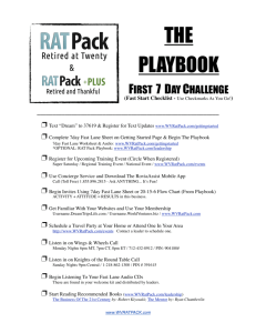 RAT Pack Playbook