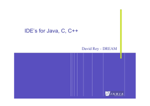 IDE's for Java, C, C++