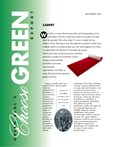 Choose Green Carpet - The Whole Building Design Guide