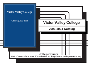 but - Victor Valley College