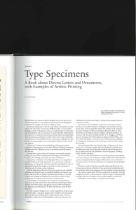 Type Specimens - Oak Knoll Books