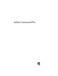 Adobe Garamond Pro PDF