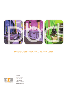 product rental catalog