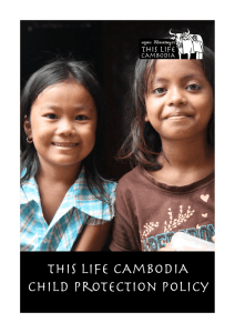 This life cAmbodiA child protection policy