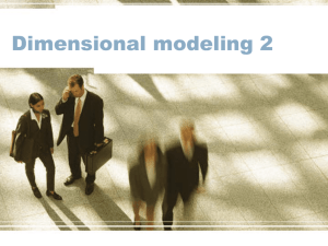Dimensional modeling 2