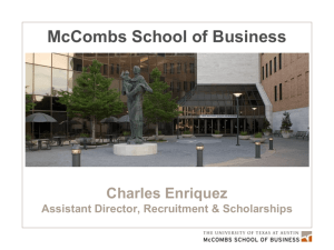Business Majors - McCombs School of Business