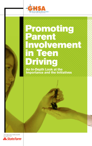 Promoting Parent Involvement in Teen Driving